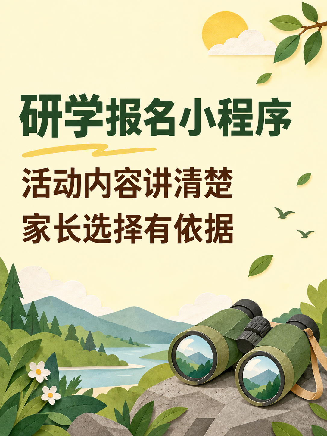 研学报名小程序，活动价值讲具体