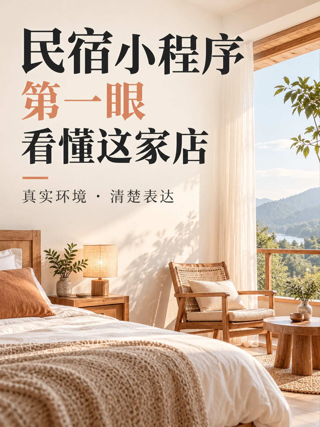 民宿小程序,首页先说清是哪种店