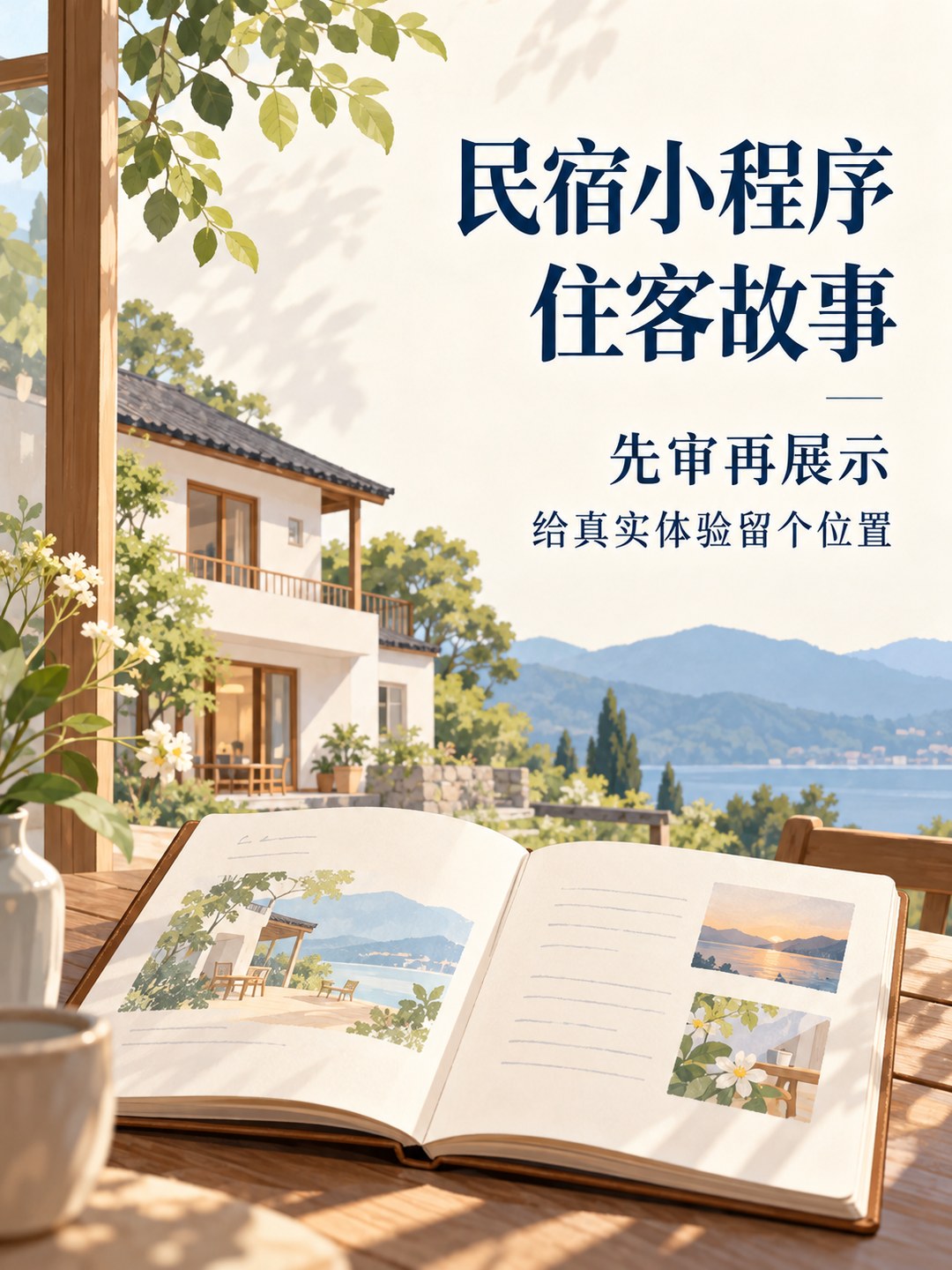 民宿小程序,客人游记先审再展示