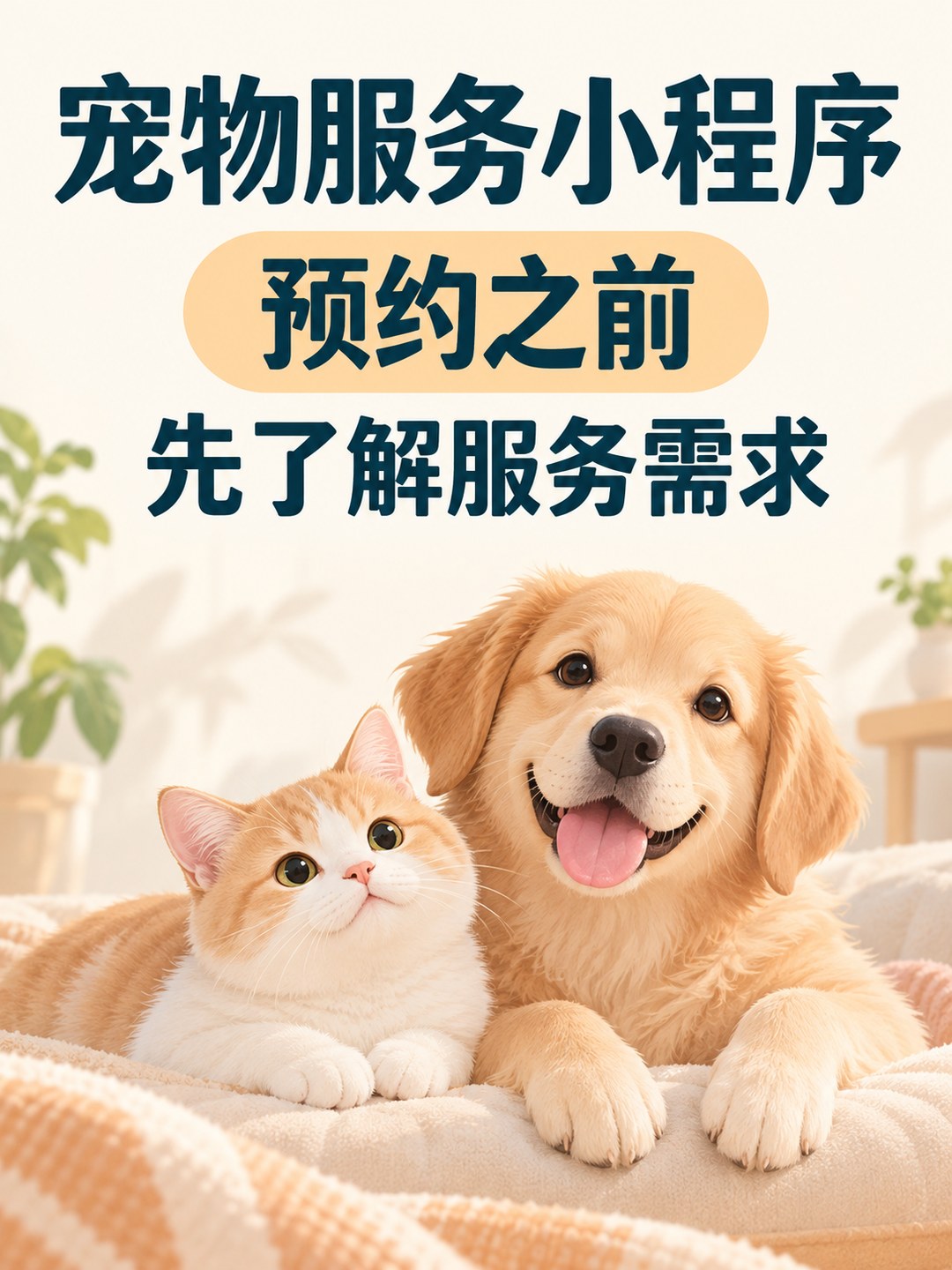 宠物服务小程序,预约别只记时间