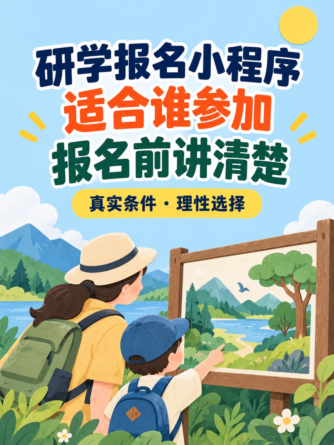 研学报名小程序,适合谁先讲清