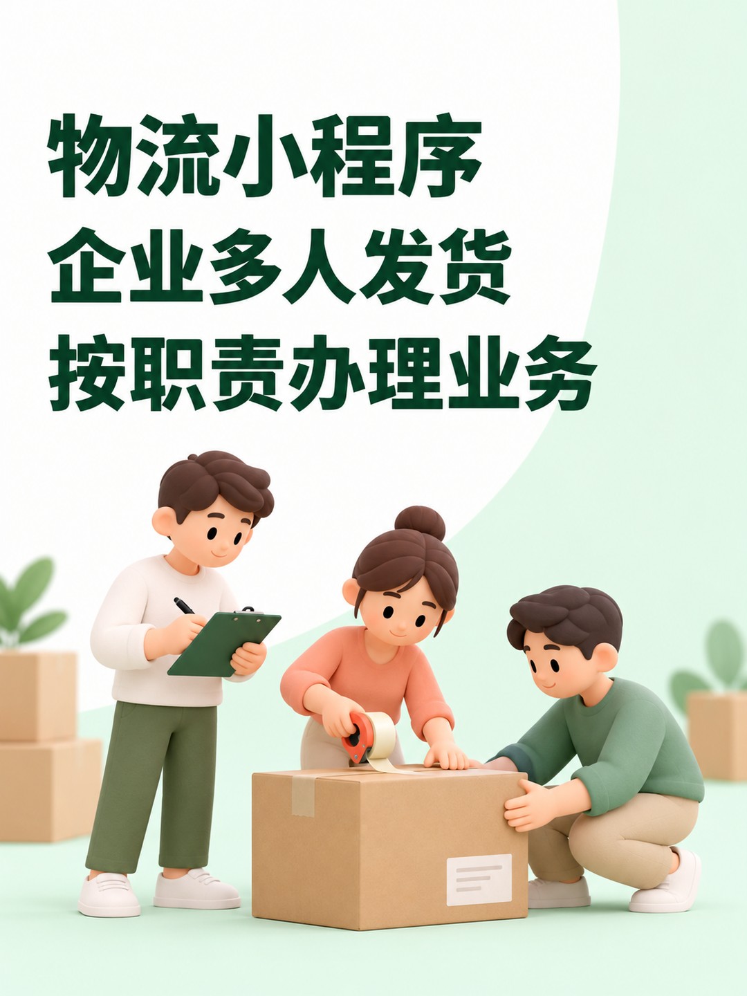 物流小程序,企业客户谁能下单