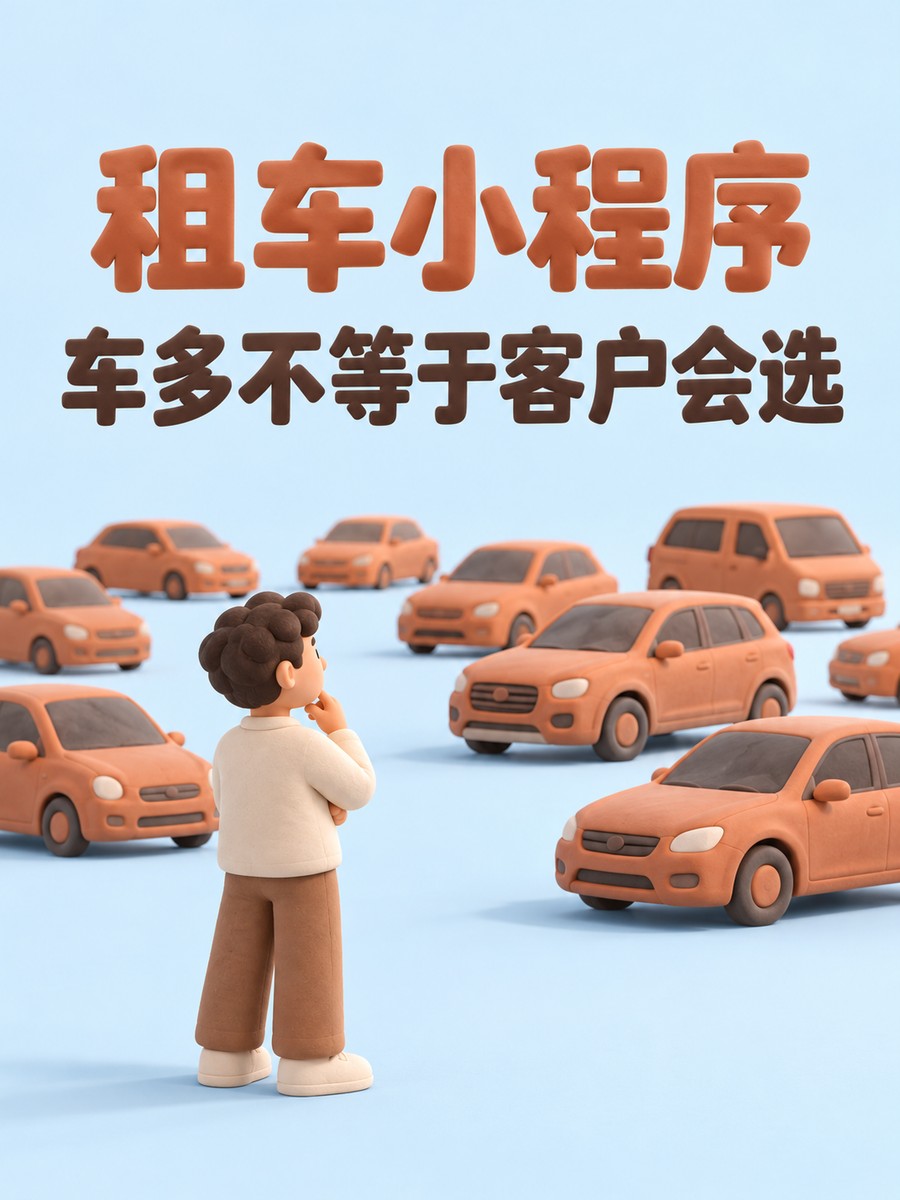 租车小程序，车辆多怎样让客户找到重点