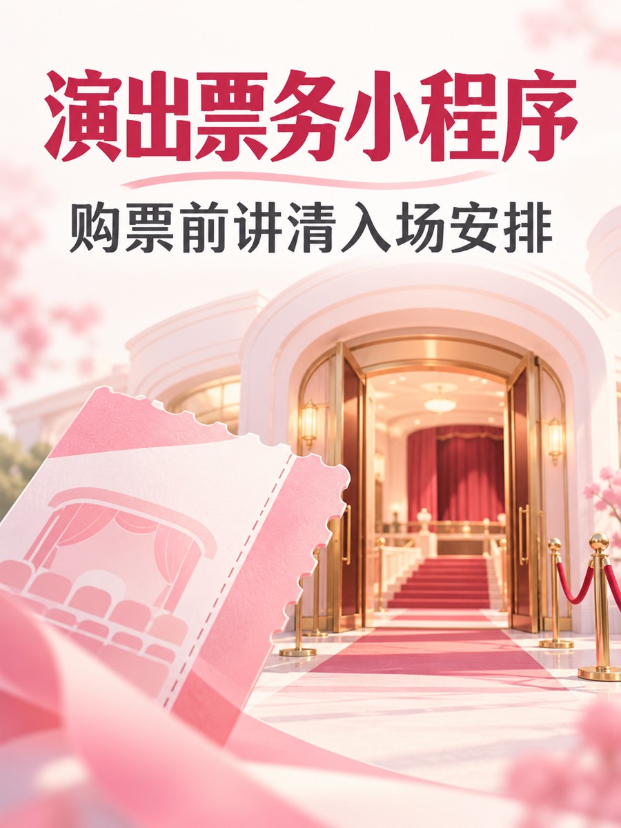 演出票务小程序,购票前读懂入场安排