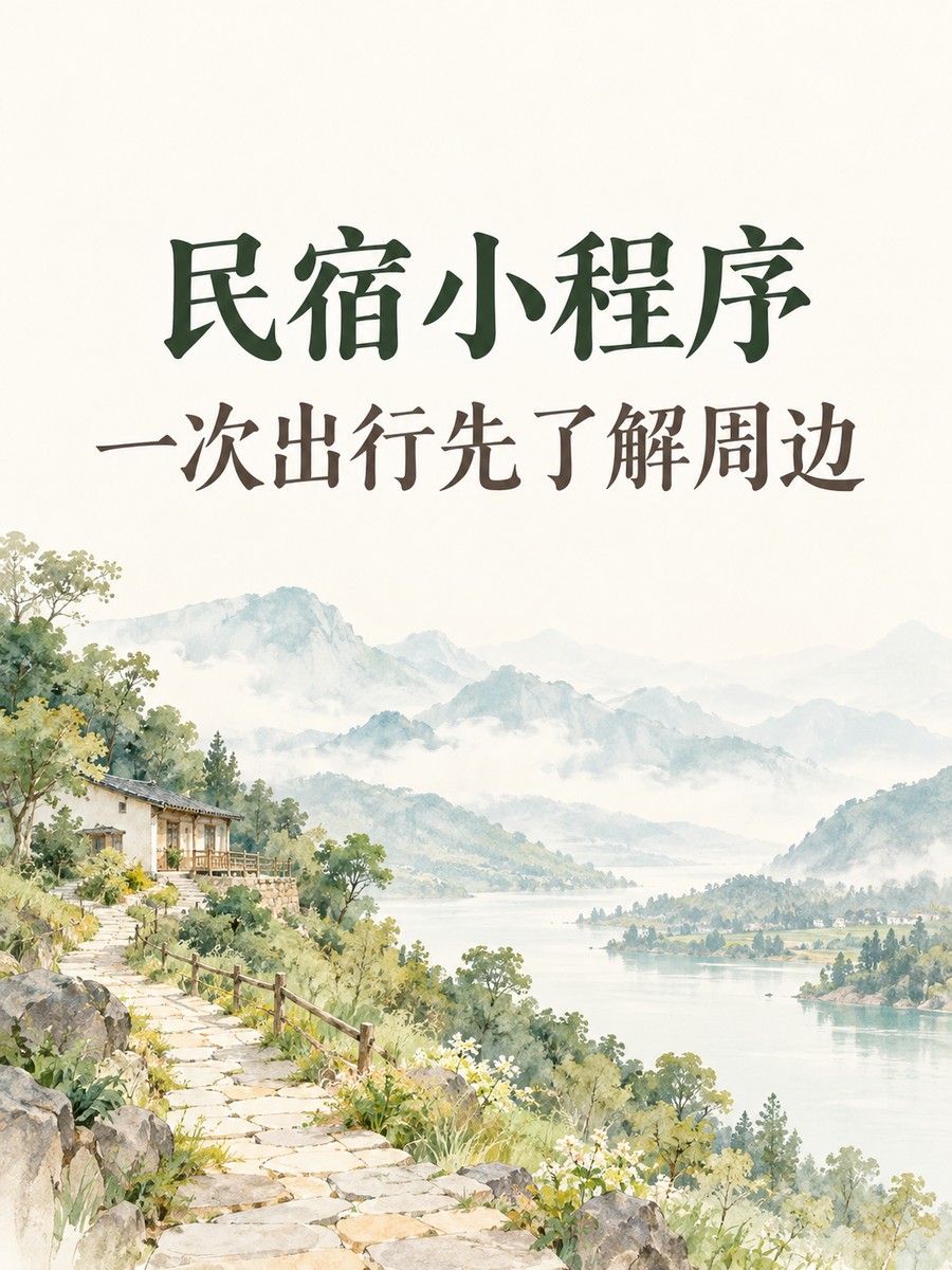 民宿小程序,周边攻略怎样接上住宿介绍