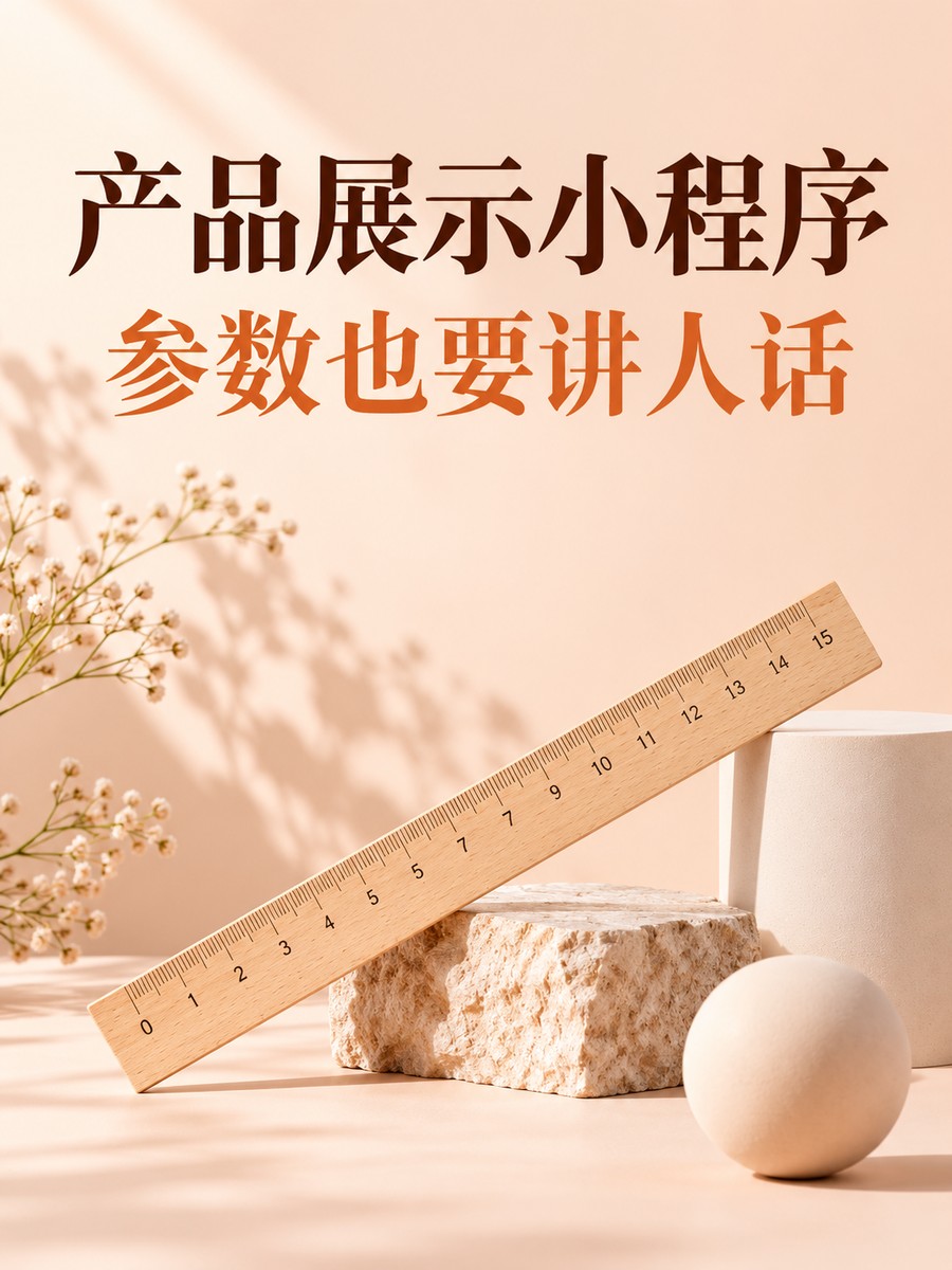 产品展示小程序，参数说明给谁看