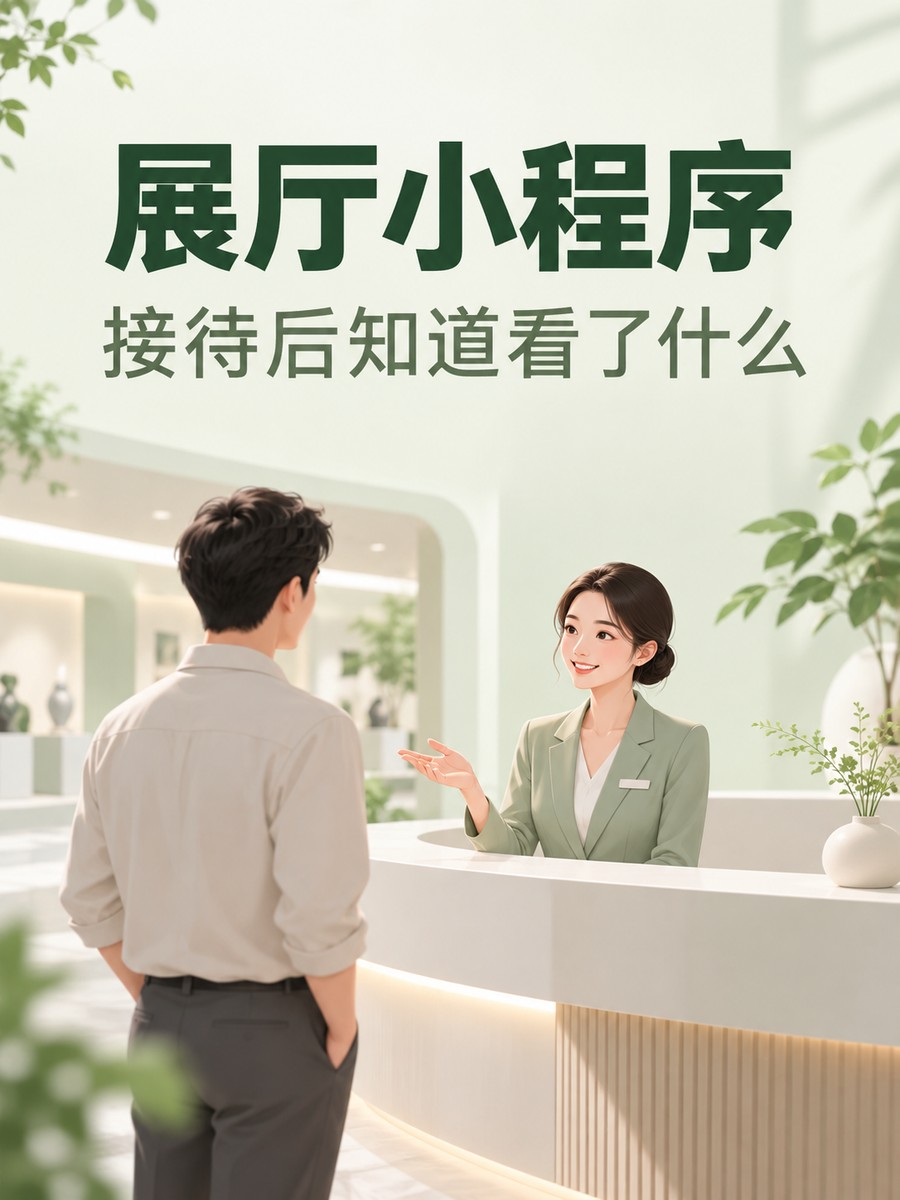 展厅小程序,跟进先了解关注点