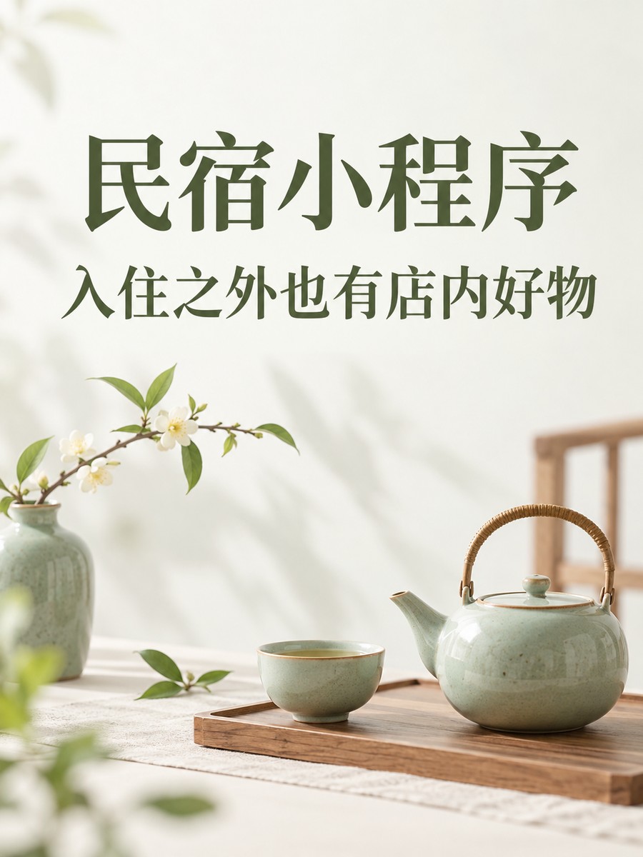 民宿小程序,店内好物怎样与住宿一起展示