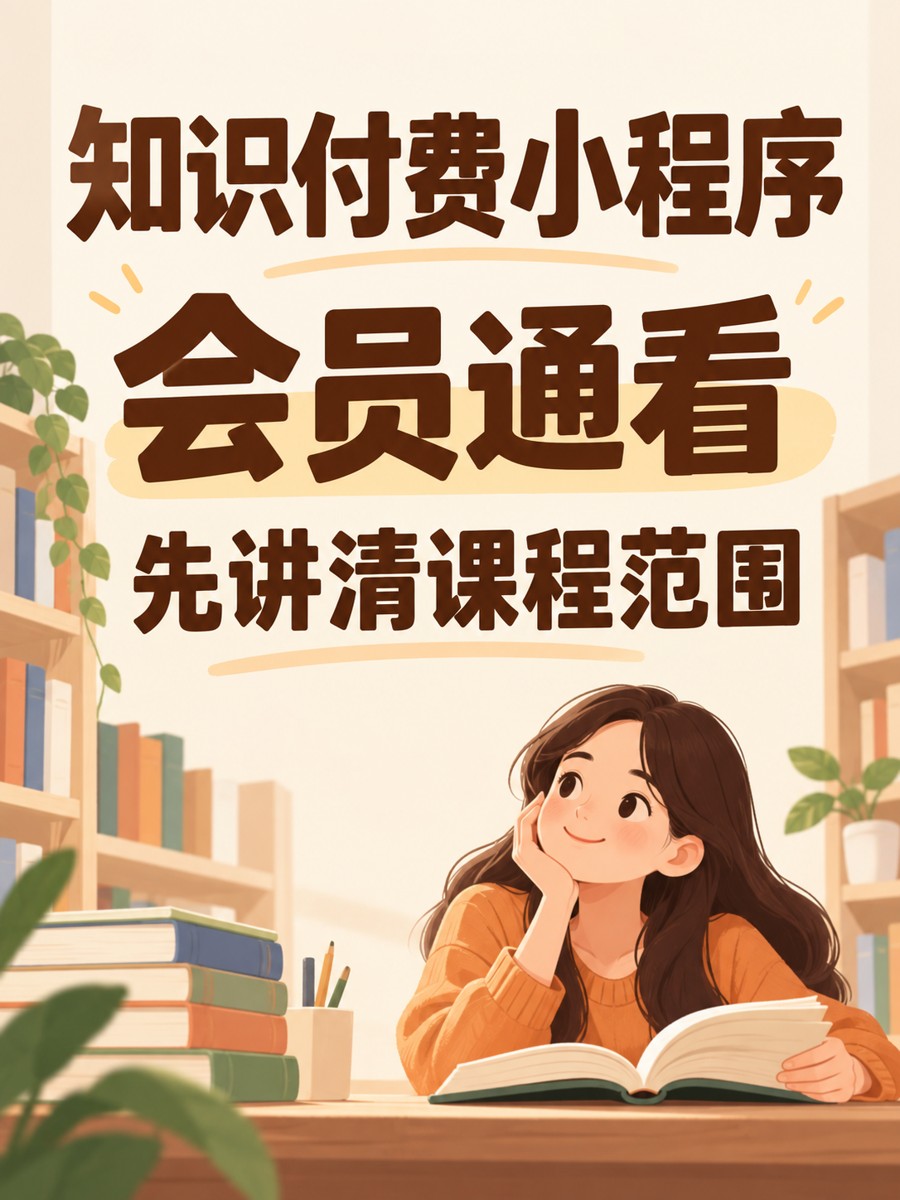 知识付费小程序,会员通看适合谁
