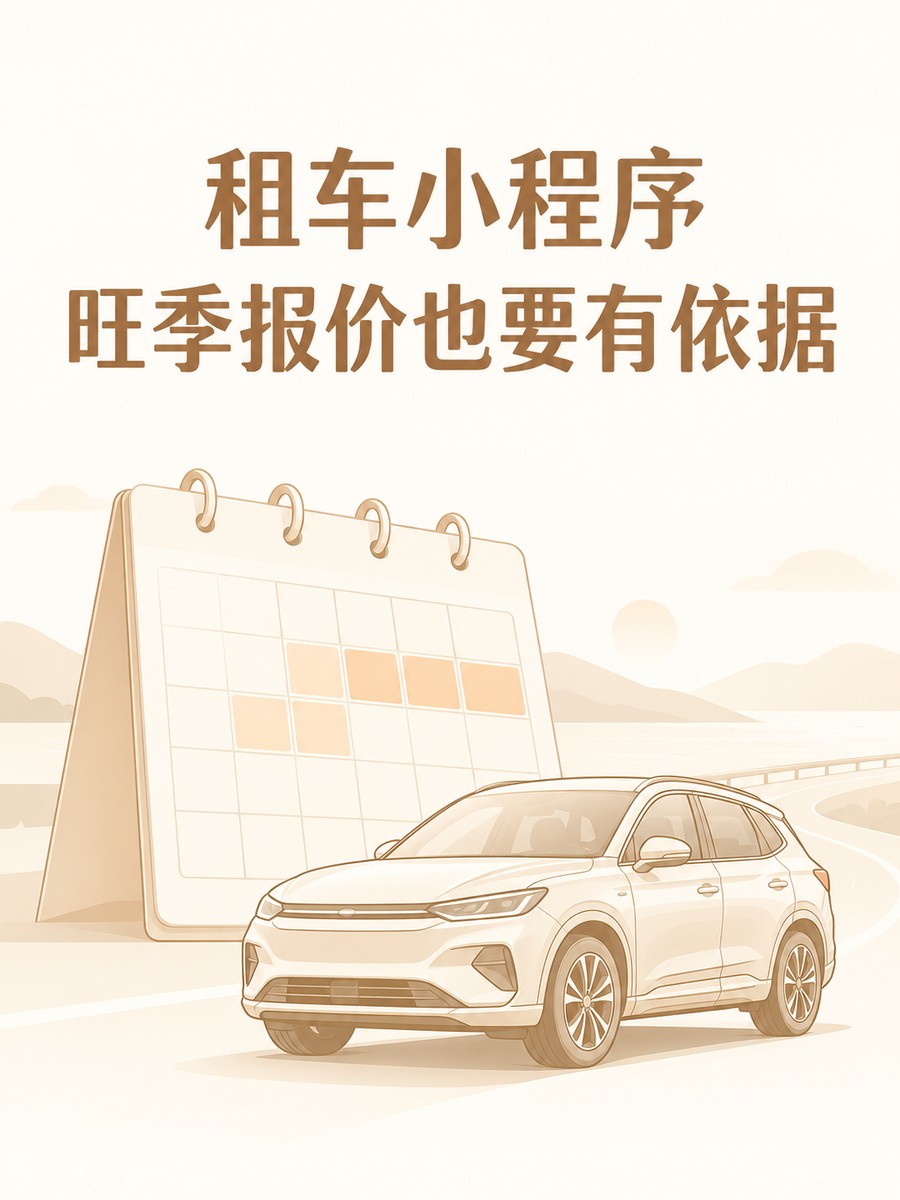 租车小程序，旺季租车价格怎样说明白