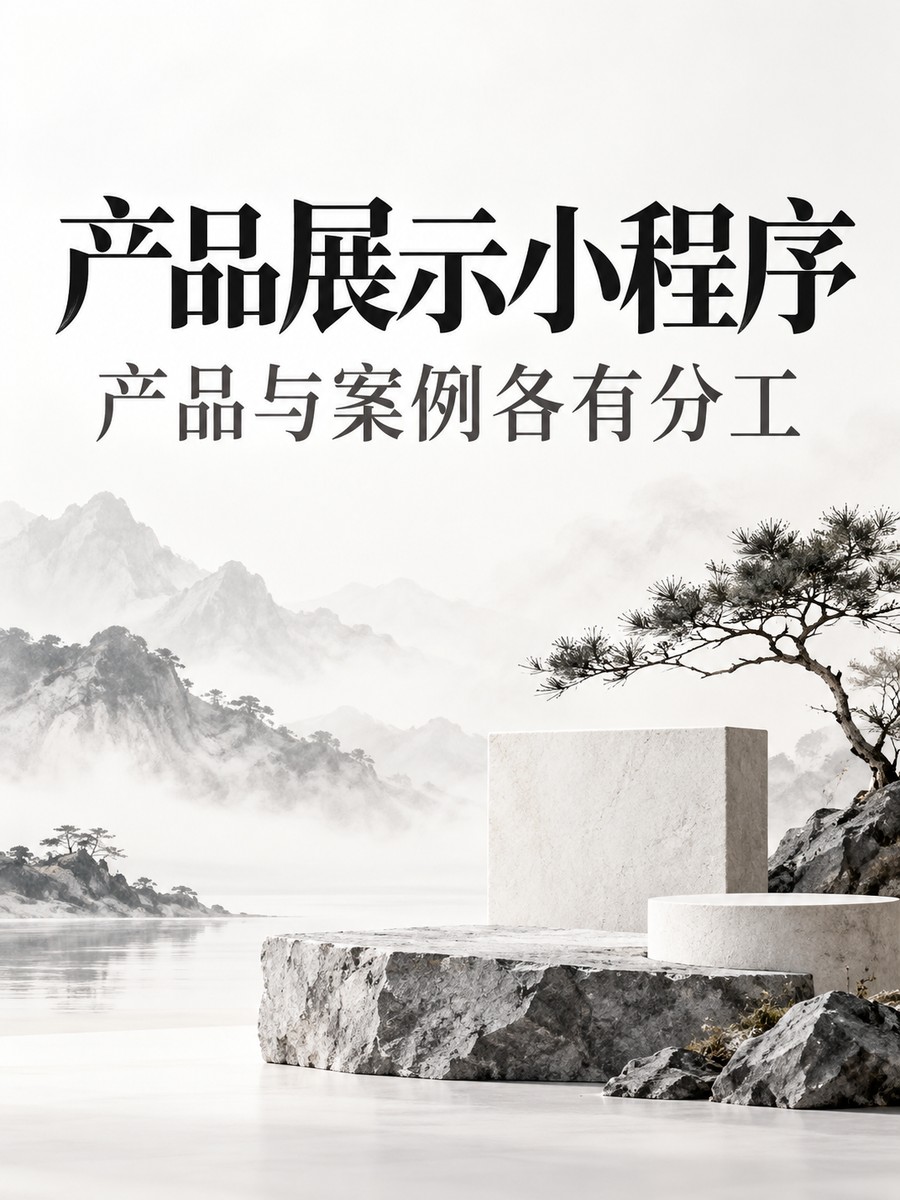 产品展示小程序,两类内容各讲什么